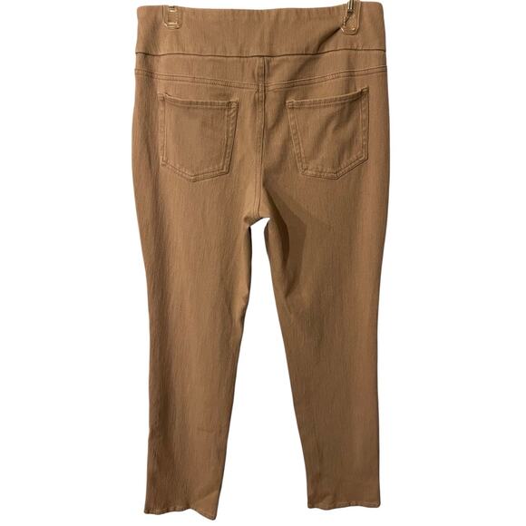 Coldwater Creek Women’s Size 10P Petite Khaki Pull-On Stretch Jeans  Tapered Leg - Picture 4 of 8